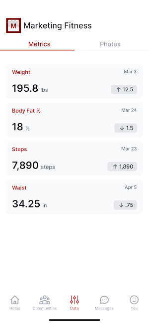 My Marketing Fitness Screenshot 1