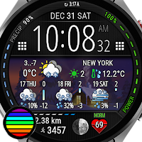 Digital Weather Watch face P3