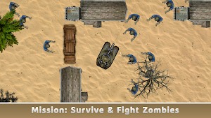 Zombies VS Tank Swamp Autofire Screenshot 0