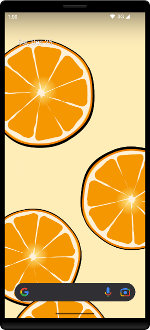 Oranges Live Wallpaper Screenshot 2