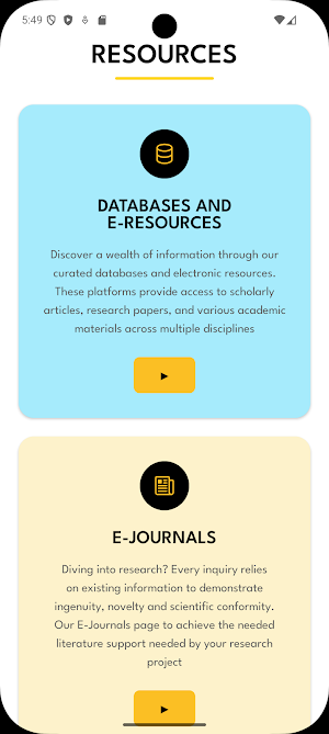 TASFUED University Library Screenshot 2