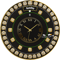 Luxury Gold Watch Face Wear OS