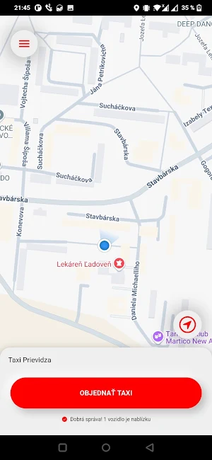 Taxi Prievidza Screenshot 1