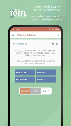 Key English | TOEFL Vocabulary Screenshot 2
