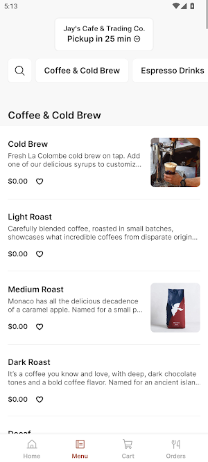 Jay's Cafe Screenshot 1
