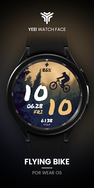 Flying bike Watch Face Screenshot 0