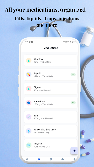 MedGenie: Pill Reminder & Log Screenshot 2