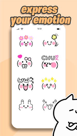 Kaomoji Emoticon WAStickers Screenshot 3