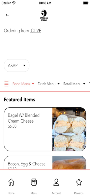 5 Borough Bagels Screenshot 2