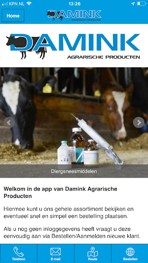 Damink Agrarische Producten Screenshot 1
