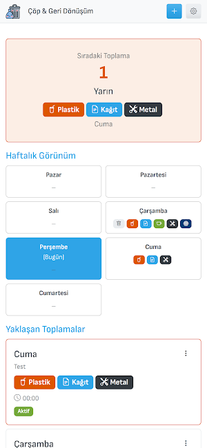 Çöp Geri Dönüşüm Hatırlatıcısı Screenshot 0