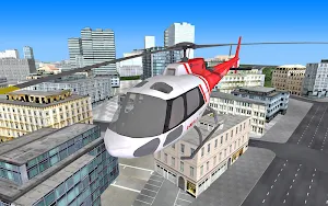 City Helicopter Fly Simulation Screenshot 3