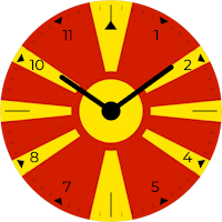 Macedonia Analog Watch Face