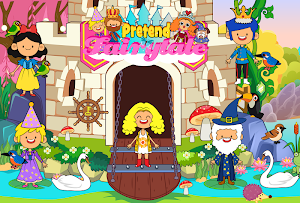My Pretend Fairytale Land - Kids Royal Family Game Screenshot 0