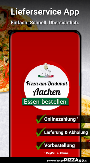 Pizza am Denkmal Aachen Screenshot 0