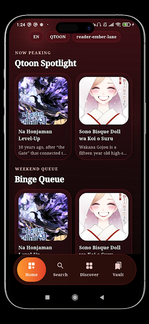 Qtoon - Webtoon & Manga Screenshot 1