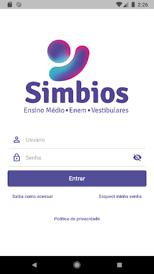 Simbios App Screenshot 0