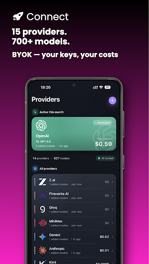 Oriveo: Multi-Model AI Chat Screenshot 2