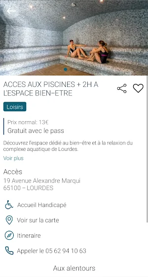Lourdes-Pyrénées City Card Screenshot 3