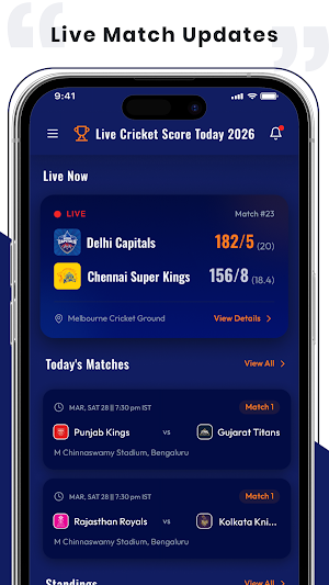 Cricket Scores Live Today Screenshot 0