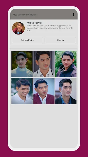 Arya Saloka Call Simulator Screenshot 0