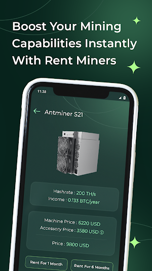 Rent Miners : Mining Farm Screenshot 3