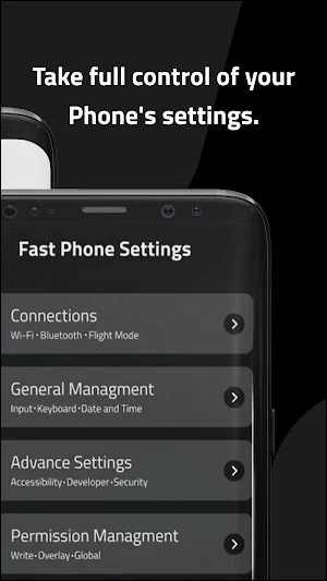 Quick Access: Phone Settings Screenshot 1