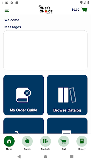 Chef's Choice Checkout Screenshot 0