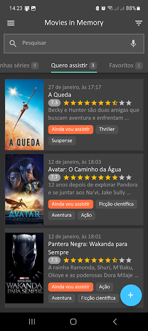 Minha lista de filmes e séries Screenshot 1