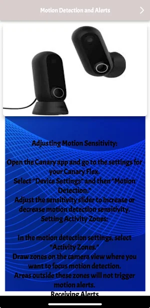 Canary Flex Guide Screenshot 2