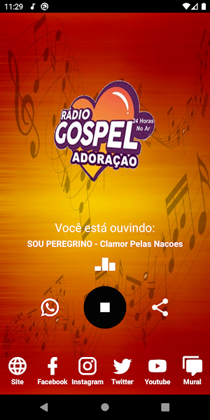 Rádio Gospel Adoração Screenshot 2