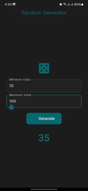 Number Generator Screenshot 0