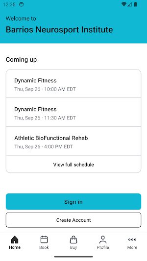Barrios Neurosport Institute Screenshot 1