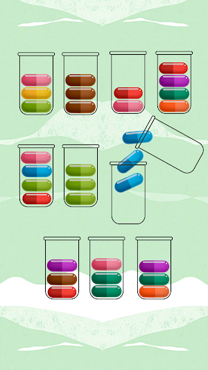 Pill Sort Puzzle Screenshot 1
