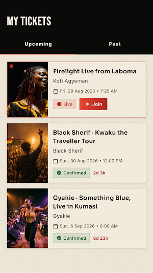 Front Row: Live Events Screenshot 3