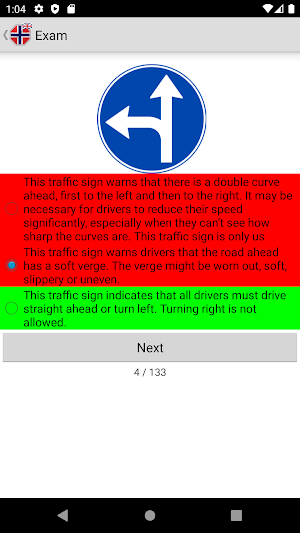 Road and traffic signs of Norway Screenshot 1