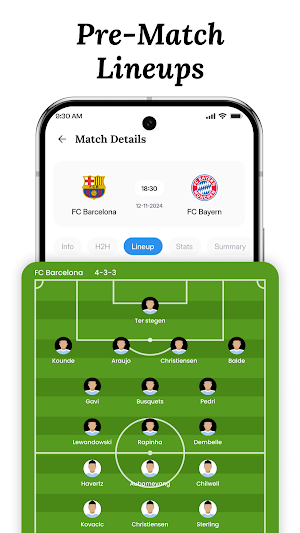 Football Live Score Highlights Screenshot 1