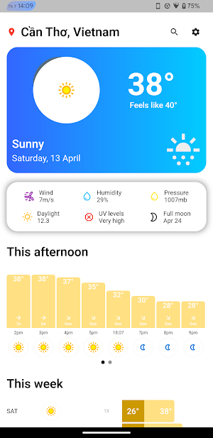 Dart Weather Screenshot 3