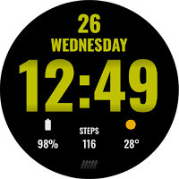 Tancha Bold Digital Watch Face