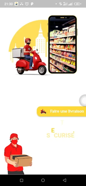 Service livreur Screenshot 1