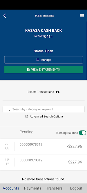 Illini State Bank Screenshot 2