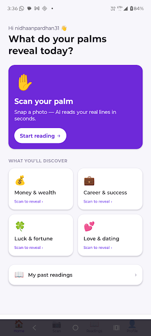 PalmInsight: AI Palm Reading Screenshot 0