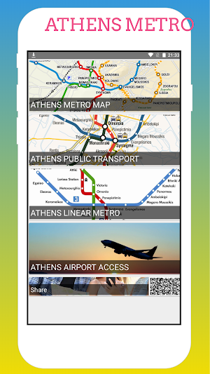 ATHENS METRO MAP Screenshot 0