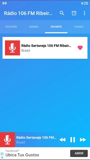 Sertaneja rádio 106 fm ribeirão preto Screenshot 0