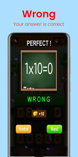 Right Wrong Multiplication Screenshot 2
