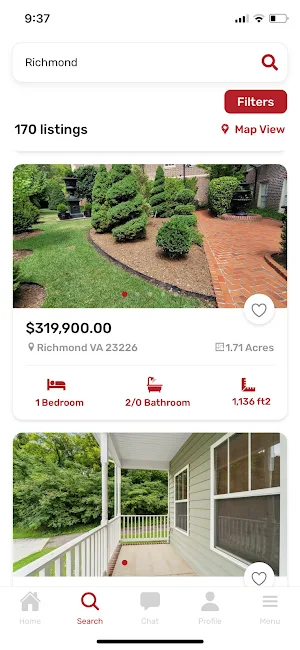 CasasRVA Screenshot 1