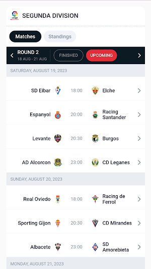 La Liga LiveScores Screenshot 3