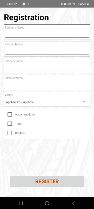 Samoa Tourism Statistics Screenshot 1