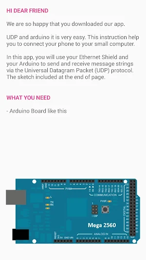 UDP for Arduino - AUS Sender Screenshot 2
