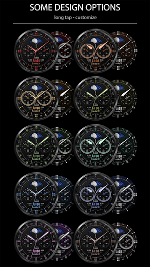 WFP 309 classic watch face Screenshot 1